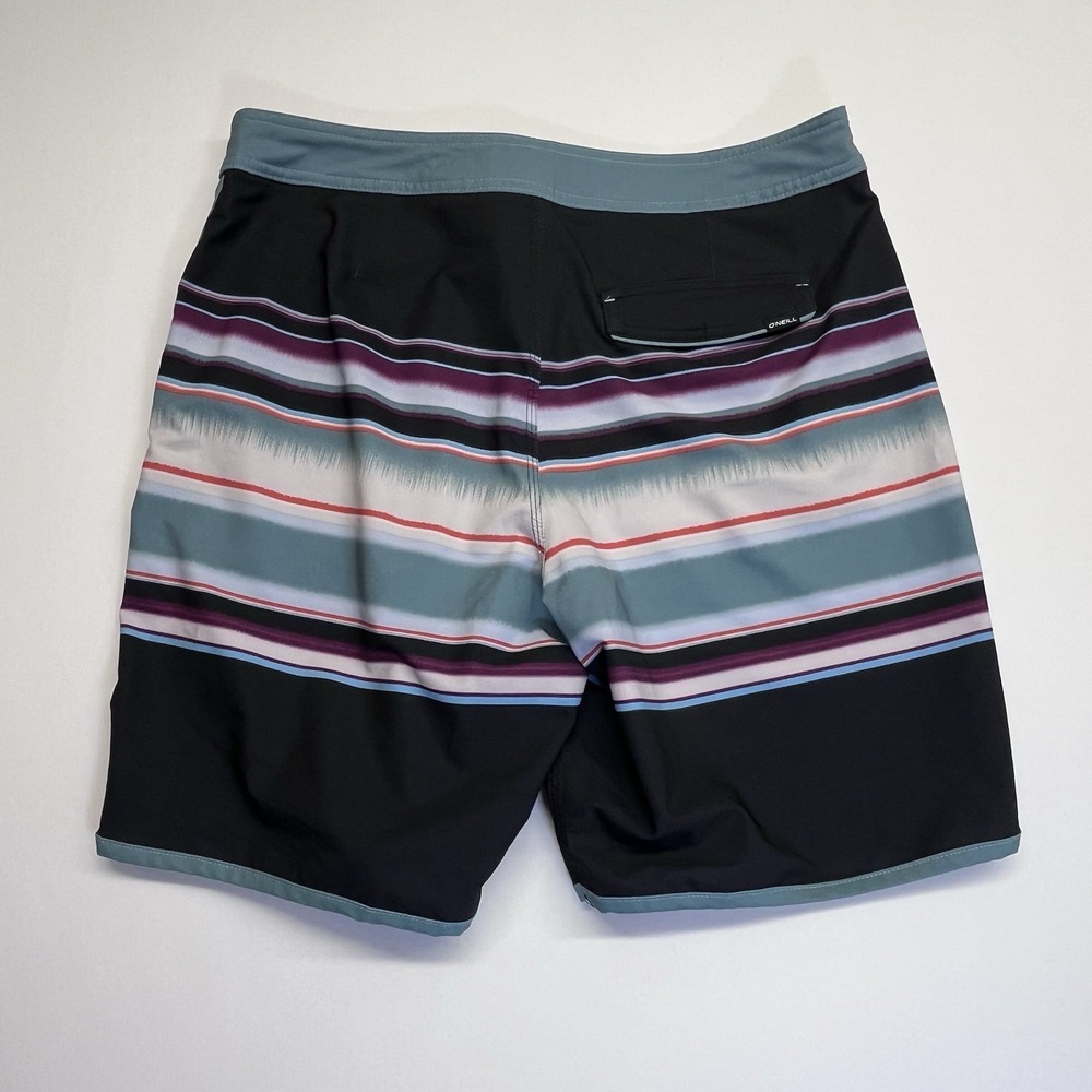 O'neill Board Shorts Mens 34 Blue Bathing Suit Hawaiian Surf Beach Trunks - Picture 7 of 8